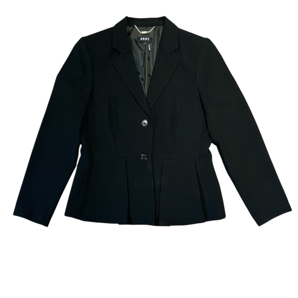 Dkny Two-Button Peplum Blazer - image 3